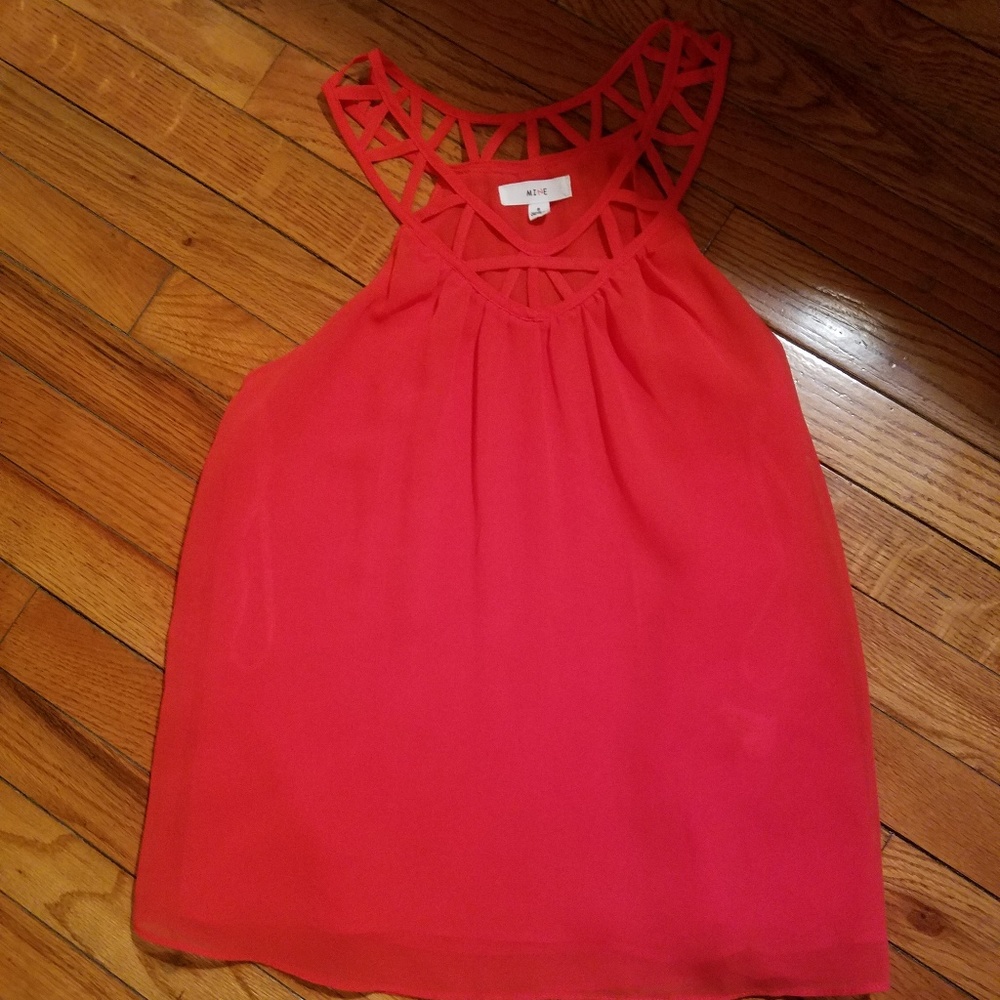 Red blouse